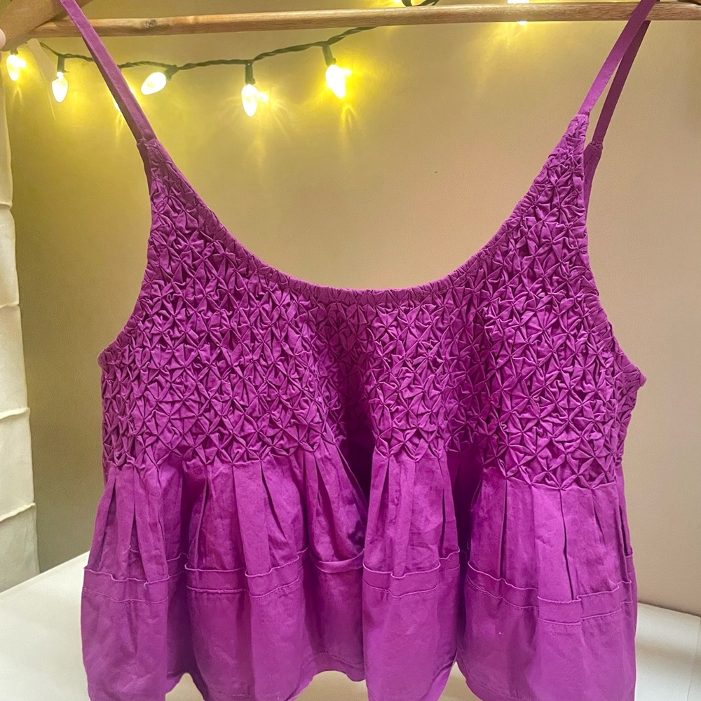 Purple Anthropologie Women's Tank Top new with tags